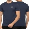 Aeronautica Militare t-shirt męski koszulka granatowy okrągły crew-neck
